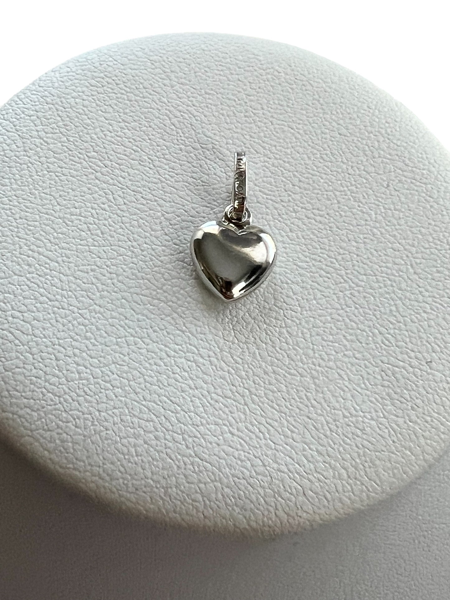 Women's 14K White Gold Heart Pendant